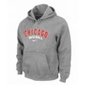 mlb chicago cubs pullover hoodie grey