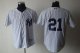 Baseball Jerseys new york yankees #21 white[black stripe]