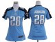 nike women nfl tennessee titans #28 chris johnson blue jerseys