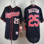 MLB Jersey Minnesota Twins #25 Byron Buxton Navy Blue Alternate