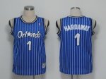 NBA Jerseys Orlando Magic 1 Hardaway Blue(pinstripes)