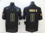 Football Las Vegas Raiders #11 Henry Ruggs III Stitched Black 2020 Salute To Service Limited Jersey
