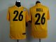 nike nfl pittsburgh steelers #26 bell yellow jerseys [game]