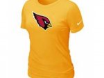 Women Arizona Cardinals Yellow-T-Shirts