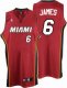 Kids Miami Heat #6 LeBron James red