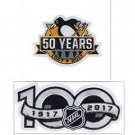 100th and 50th Anniversary patch add on jerseys