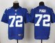 nike nfl new york giants #72 pugh elite blue jerseys
