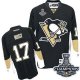 Men Pittsburgh Penguins #17 Bryan Rust Black Home 2017 Stanley Cup Finals Champions Stitched NHL Jersey