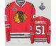 nhl chicago blackhawks #51 brian campbell red [2013 stanley cup]
