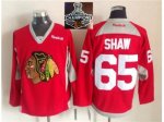 NHL Chicago Blackhawks #65 Andrew Shaw Red Practice 2015 Stanley
