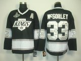nhl los angeles kings #33 mcsorler black and white jerseys [2012