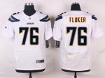 nike san diego chargers #76 fluker white elite jerseys
