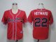 Baseball Jerseys atlanta braves #22 heyward red(2011 braves)