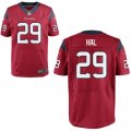 Men's Houston Texans #29 Andre Hal Red Nike NFL Elite Jerseys