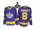 nhl jerseys los angeles kings #8 doughty purple[2014 Stanley cup