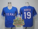 mlb texas rangers #19 davis blue(cool base)
