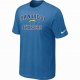 San Diego Chargers T-shirts light blue