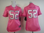 nike women nfl san francisco 49ers #52 willis pink [nike love]