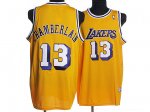 Basketball Jerseys los angeles lakers #13 lhamberlain m&n yellow