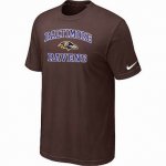 Baltimore Ravens T-Shirts brown