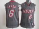 nba miami heat #6 james black grey jerseys [2012 new]