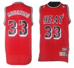 nba miami heat #33 mourning red cheap jerseys(fans edition)