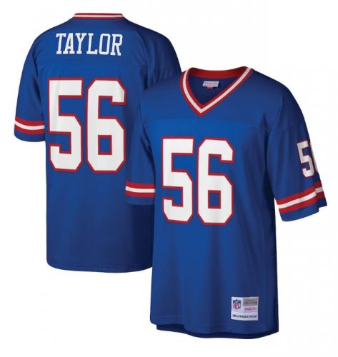 Men\'s New York Giants Lawrence Taylor Mitchell & Ness Royal Legacy Jersey