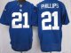 nike nfl new york giants #21 phillips elite blue jerseys