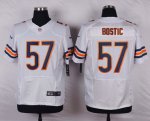 nike chicago bears #57 bostic white elite jerseys