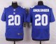 nike new york giants #20 amukamara blue elite jerseys