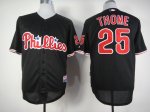 mlb philadephia phillies #25 thome black cheap jerseys