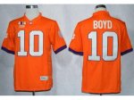 ncaa clemson tigers #10 tajh boyd orange 2016 college football p