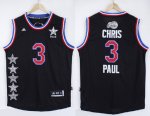 2015 nba all star los angeles clippers #3 paul black jerseys