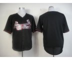 mlb st.louis cardinals blank black jerseys [fashion]