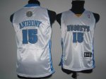 youth Basketball Jerseys denver nuggets #15 anthony baby white