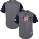Customed Men's USA Baseball Majestic Gray 2017 World Baseball Classic Stitched Jersey