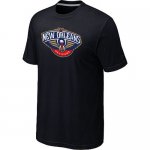 nab new orleans pelicans big & tall primary logo black T-Shirt