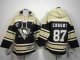 youth nhl pittsburgh penguins #87 crosby cream-black [pullover h