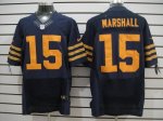 nike nfl chicago bears #15 marshall elite dk.blue jerseys