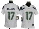 nike youth nfl seattle seahawks #17 williams white jerseys