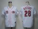 Baseball Jerseys cincinnati reds #28 heisey white(cool base)