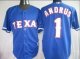 Baseball Jerseys texas rangers #1 andrus blue