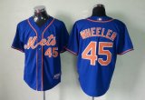 mlb new york mets #45 Wheeler blue jerseys
