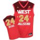 Los Angeles Lakers 24 Kobe Bryant All-Star 2012 Western red jers