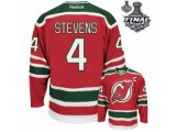 nhl new jersey devils #4 stevens red and green [2012 stanley cup