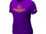 Women Chicago Bears Purple T-Shirt