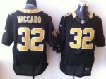 nike nfl new orleans saints #32 vaccaro elite black jerseys