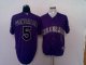 Baseball Jerseys colorado rockies #5 gonzalez purple