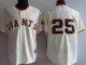 Baseball Jerseys san francisco giants #25 bonds cream