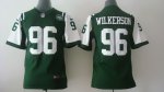nike youth nfl new york jets #96 wilkerson green jerseys